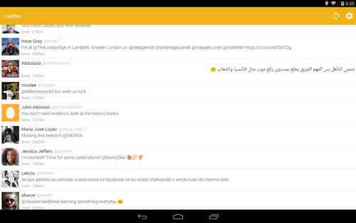 تطبيق Lwitter لعرض التغريدات من تويتر بحسب مكانك