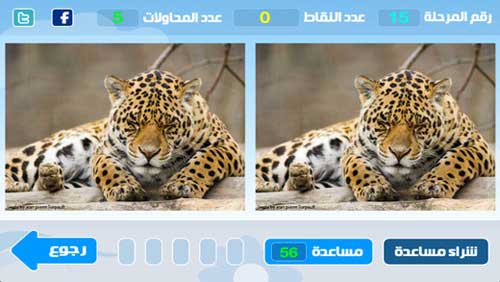 لعبة جد الفروق، شغل عقلك واختبر قدراتك في اكتشاف الفروق بين الصور