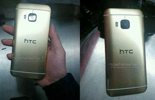 صور مسربة لجهاز HTC One M9 ذو اللون الذهبي