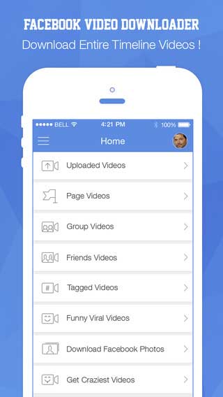 تطبيق FB Video Downloader لتحميل الفيديو من فيسبوك