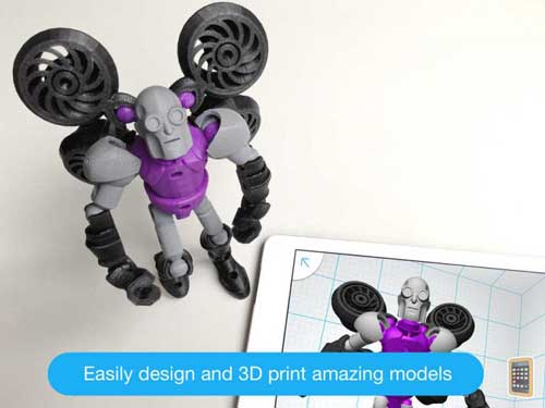 تطبيق Tinkerplay لتصميم أشكال ثلاثية الأبعاد وطباعتها