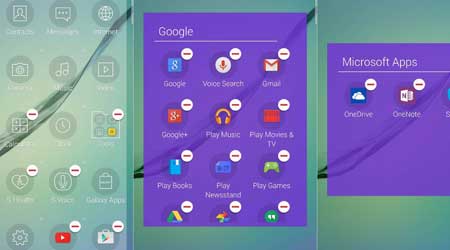سامسونج تتيح حذف التطبيقات الافتراضية من جالاكسي S6