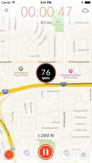 تطبيق Speed PRO لمتابعة سرعتك بالسيارة وعلى الخريطة