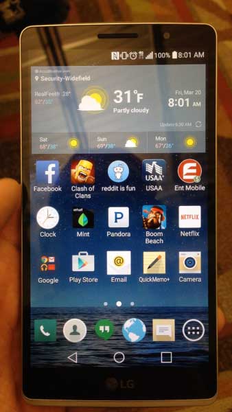 صور وتفاصيل مسربة حول جهاز LG G4 Note القادم