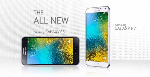 جهاز Galaxy E5 وE7 سيحصلان على الأندرويد المصاصة !