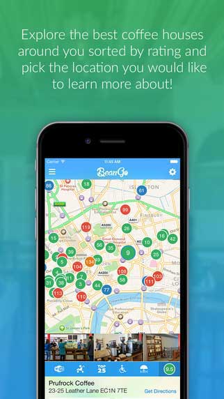 تطبيق BeanGo - دليلك لأفضل المقاهي حول العالم