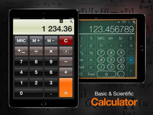 تطبيق Calculator X Free: حاسبة احترافية بمزايا كثيرة للآيباد