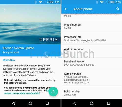 سوني ترسل تحديث لجهاز Xperia Z3+ لحل مشكلة الحرارة