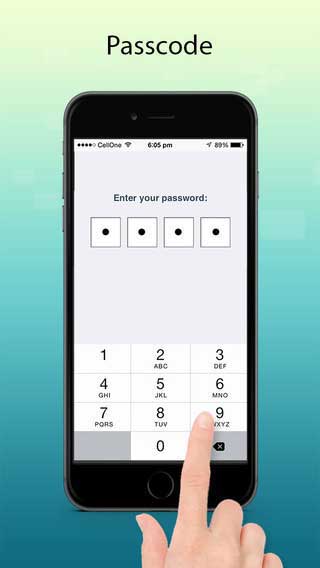 تطبيق passcode for whatsapp