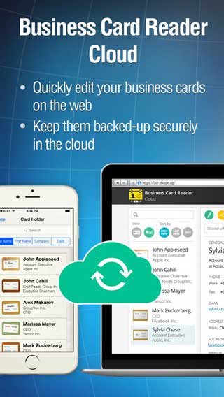 تطبيق Business Card Reader Pro لتحويل البطاقات إلى الأيفون