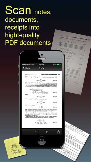 تطبيق Fast Scanner لتحويل جهازك لماسح ضوئي للوثائق والمستندات 