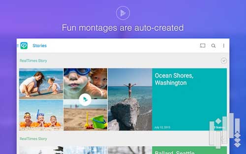 تطبيق RealTimes لإنشاء فيديو من ألبوم الصور للاندرويد - مجانا