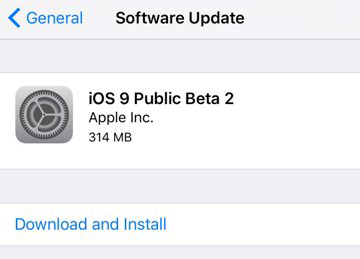 نظام iOS 9 - إطلاق النسخة التجريبية العامة الثانية iOS 9 Public Beta 2 !
