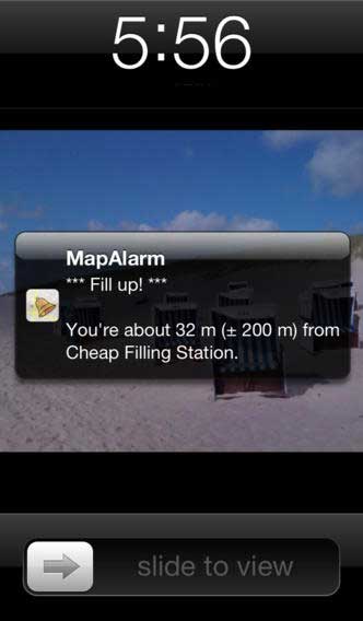  تطبيق MapAlarm للتنبيه عند الدخول لمنطقة معينة - مجانا لوقت محدود
