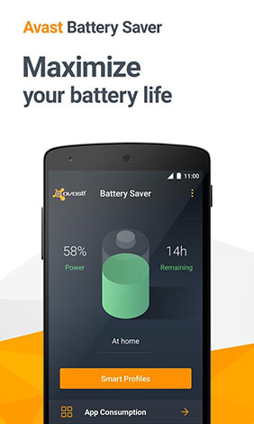 تطبيق Avast Battery Saver لزيادة عمر البطارية - مجاني للأندرويد ! 