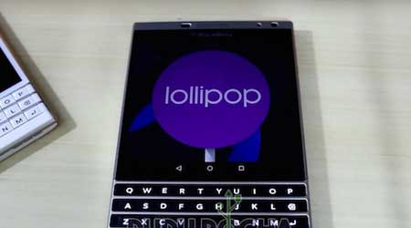 صور وفيديو: جهاز BlackBerry Passport بنظام الاندرويد المصاصة