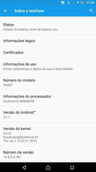 سوني تطلق تحديث اندرويد 5.1.1 لجهاز Xperia T2 Ultra Dual