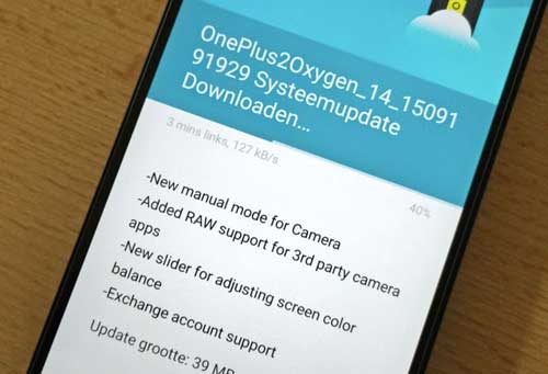 تحديث جهاز OnePlus 2 بإصدار OxygenOS 2.1.0