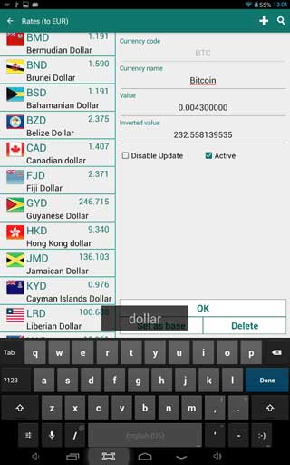 تطبيق Currency converter محول عملات سريع ومميز