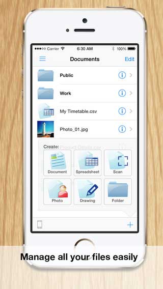 تطبيق Documents لإدارة المستندات