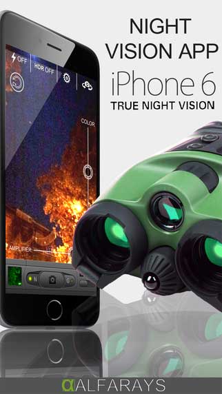 تطبيق Night Vision Camera للتصوير في الليل