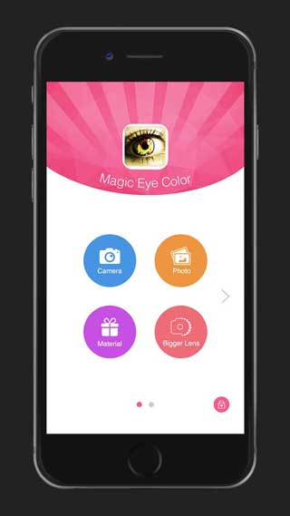تطبيق 2 Magic Eye Color Effect للتحكم في ألوان العيون