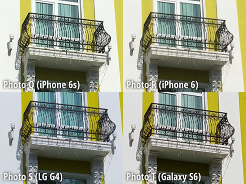 مقارنة الكاميرا : آيفون 6 إس ، جالكسي إس 6 ، LG G4 ، آيفون 6