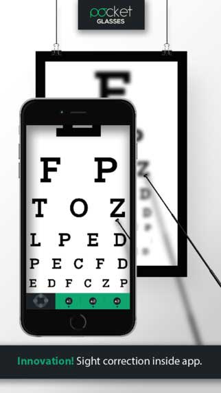 تطبيق Pocket Glasses لتحويل الأيفون إلى نظارات مكبرة