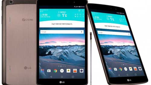 الإعلان رسميا عن لوحي LG G Pad 2 مع قلم ضوئي