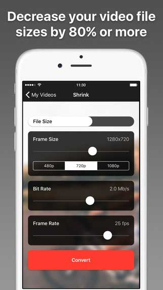 تطبيق Video Shrinker لضغط ملفات الفيديو وتحرير المساحة