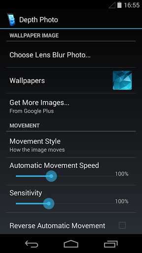 تطبيق Depth Photo 3D Live Wallpaper خلفيات ثلاثية الأبعاد