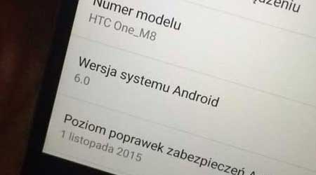 جهاز HTC One M8 يبدأ بالحصول على الأندرويد 6.0