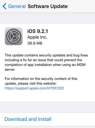 آبل تطلق رسميا التحديث الجديد iOS 9.2 - ما الجديد والمميزات ؟ آبل تطلق رسميا التحديث الجديد iOS 9.2 - ما الجديد والمميزات ؟