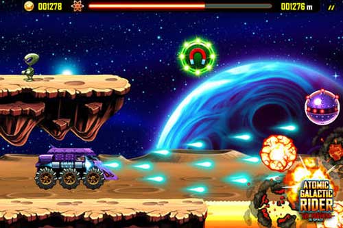 لعبة Atomic Galactic Rider حرب الفضاء الممتعة 