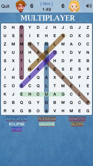 لعبة Word Search لتعليم مفردات 31 لغة عن طريق الكلمات المتقاطعة