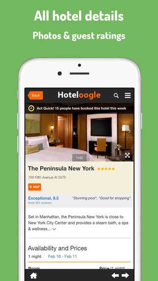تطبيق Hoteloogle للحصول على أفضل عروض حجوزات الفنادق