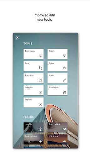 تطبيق Snapseed لمحترفي تعديل الصور