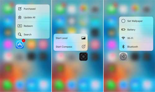 اختصارات 3D Touch Quick Action لمزيد من التطبيقات