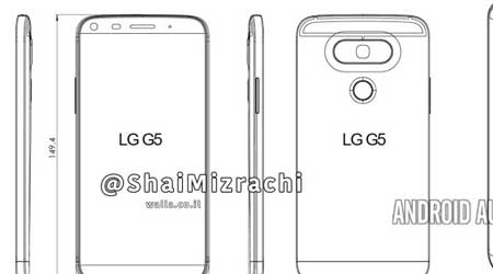 تسريب صور مخطط تصميم جهاز LG G5 - ما رأيكم فيه؟