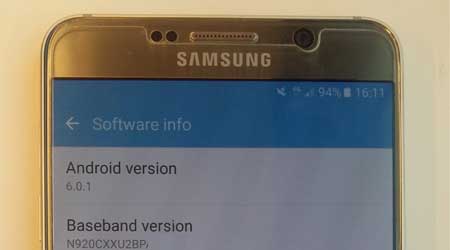 رسميا - جهاز جالاكسي نوت 5 يحصل على الاندرويد 6.0.1