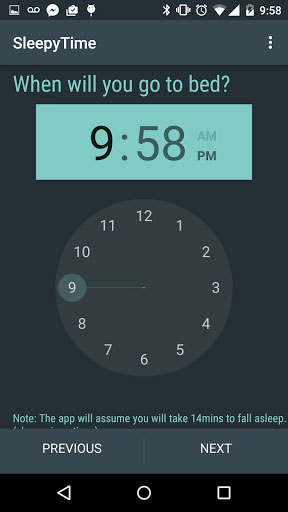 تطبيق SleepyTime الذكي يخبرك متى تنام وتستيقظ