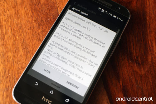 جهاز HTC One M8 Eye يبدأ بالحصول على أندرويد 6.0.1