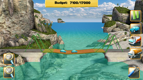 لعبة Bridge Constructor لبناء الجسور