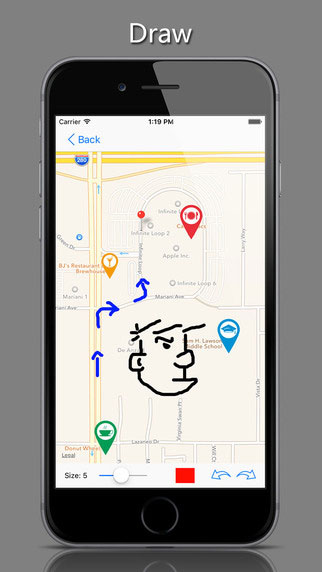 تطبيق DrawOnMp لرسم الارشادات على الخرائط