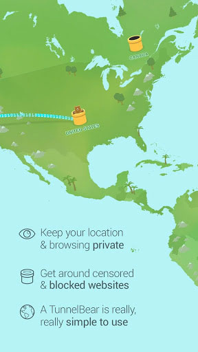 تطبيق TunnelBear VPN للتصفح الآمن والمتخفي