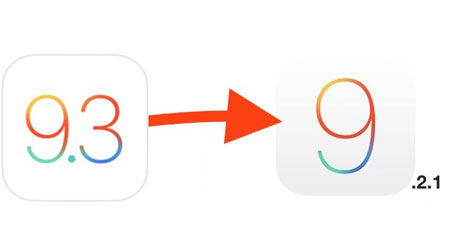 شرح الرجوع من الإصدار 9.3 إلى 9.2.1 على الأيفون والأيباد