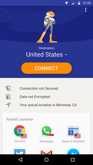 تطبيق Rocket VPN لتصفح الشبكة بكل حرية وأمان- مميز ورائع