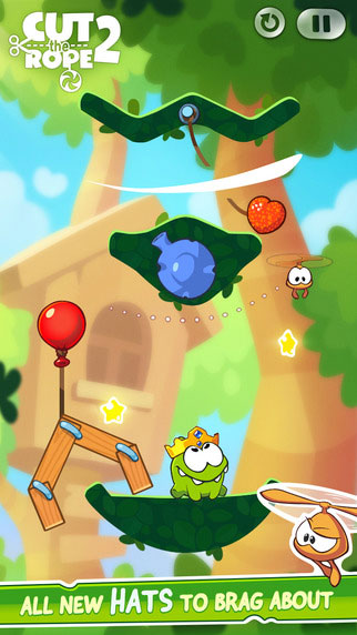 تخفيض على لعبة Cut the Rope 2 المميزة