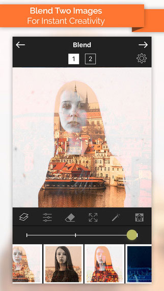 تطبيق Image Blend لإضافة مؤثرات مذهلة على الصور