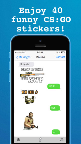 تطبيق CSGOmoji للحصول على الكثير من الإيموجي
